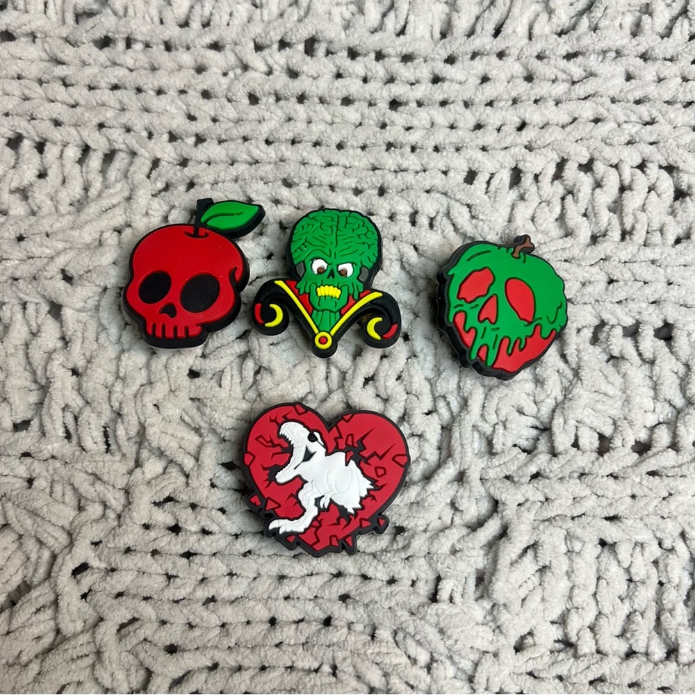Four New Croc Charms